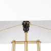 imageGLOBE Novogratz x SoHo 62quot Floor Lamp Matte Brass White Linen Shade67775SoHo