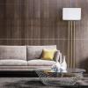 imageGLOBE Novogratz x SoHo 62quot Floor Lamp Matte Brass White Linen Shade67775SoHo