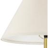 imageGlobe 61000150 60quot Floor Lamp Antique Brass Finish Beige Fabric Shade MidCentury Modern Standing Lamp E26 Base Sustainable Design for Living Rooms and BedroomsMatte Brass  Hayden