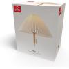 imageGlobe 61000150 60quot Floor Lamp Antique Brass Finish Beige Fabric Shade MidCentury Modern Standing Lamp E26 Base Sustainable Design for Living Rooms and BedroomsWood Toned