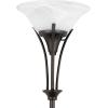 imageGlobe Electric 12708 59quot 1Light LED Floor Lamp Black Matte Finish Plastic Mesh Shade LED Bulb Included Floor Lamp for Living Room Floor Lamp for Bedroom Home Office AccessoriesDark Bronze
