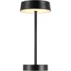 imageGlobe Electric 60000031 12quot 15W LED Integrated Outdoor Cordless Table Lamp Matte Black Frosted Diffuser USBC Charging Cable OnOff Touch Switch 3Step Dimmer Switch 120 LM 2700 Kelvin 80 CRIMatte Black