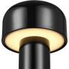 imageGlobe Electric 60000031 12quot 15W LED Integrated Outdoor Cordless Table Lamp Matte Black Frosted Diffuser USBC Charging Cable OnOff Touch Switch 3Step Dimmer Switch 120 LM 2700 Kelvin 80 CRIBlack  LED