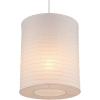 imageGlobe Electric 60764 Novogratz x Globe Pendant White Lantern Bulb Not Included