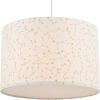 imageGlobe Electric Novogratz x Globe Stella 1Light Pendant Fabric Shade Cloth Cord 60768 Matte White with Constellations Print