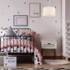 imageGlobe Electric Novogratz x Globe Stella 1Light Pendant Fabric Shade Cloth Cord 60768 Matte White with Constellations Print