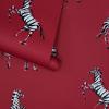 imageNovogratz x Tempaper Love Red Zebras in Love Removable Peel and Stick Wallpaper 205 in X 165 ft Made in the USALove Red