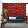 imageNovogratz x Tempaper Love Red Zebras in Love Removable Peel and Stick Wallpaper 205 in X 165 ft Made in the USALove Red