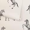 imageNovogratz x Tempaper Love Red Zebras in Love Removable Peel and Stick Wallpaper 205 in X 165 ft Made in the USAWaverly White