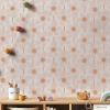 imageTempaper x Novogratz Textured Powder Blue Flower Power Removable Peel and Stick Wallpaper 205 in X 165 ft Made in The USABlush
