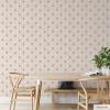 imageTempaper x Novogratz Textured Powder Blue Flower Power Removable Peel and Stick Wallpaper 205 in X 165 ft Made in The USABlush