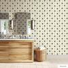 imageTempaper x Novogratz Textured Powder Blue Flower Power Removable Peel and Stick Wallpaper 205 in X 165 ft Made in The USATuxedo