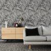 imageTempaper x Novogratz Waverly White ampamp Black Zebra Marble Removable Peel and Stick Wallpaper 205 in X 165 ft Made in The USA