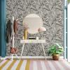 imageTempaper x Novogratz Waverly White ampamp Black Zebra Marble Removable Peel and Stick Wallpaper 205 in X 165 ft Made in The USA