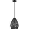 imageGLOBE Electric 44761 1Light Outdoor Plugin Pendant Light Plastic Rattan Shade Frosted Inner Shade Bronze Hanging Cord and Chain Kitchen Island Cafe Ceiling Hanging Light Bulb Not IncludedKora