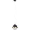 imageGLOBE Electric 65826 Hazel 1Light Pendant Lighting Matte Brass Bulb Not IncludedBari