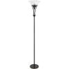 imageGlobe Electric 12708 59quot 1Light LED Floor Lamp Black Matte Finish Plastic Mesh Shade LED Bulb Included Floor Lamp for Living Room Floor Lamp for Bedroom Home Office AccessoriesDark Bronze