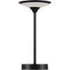 imageGlobe Electric 60000031 12quot 15W LED Integrated Outdoor Cordless Table Lamp Matte Black Frosted Diffuser USBC Charging Cable OnOff Touch Switch 3Step Dimmer Switch 120 LM 2700 Kelvin 80 CRIBlack