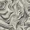 imageTempaper x Novogratz Waverly White ampamp Black Zebra Marble Removable Peel and Stick Wallpaper 205 in X 165 ft Made in The USA