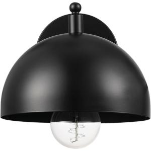 imageGLOBE Electric 51577 1Light Plugin or Hardwire Wall Sconce Matte Brass White Fabric Cord inLine OnOff Rocker Switch Kitchen Reading Essentials Bedroom Bedside Lamp LightingMatte Black  Holly