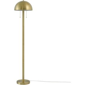 imageGLOBE Electric 65786 Haydel 60quot 2Light Floor Lamp Matte Brass Double OnOff Pull Chain Bulb Not Included