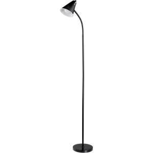imageGlobe Electric 12708 59quot 1Light LED Floor Lamp Black Matte Finish Plastic Mesh Shade LED Bulb Included Floor Lamp for Living Room Floor Lamp for Bedroom Home Office AccessoriesBlack