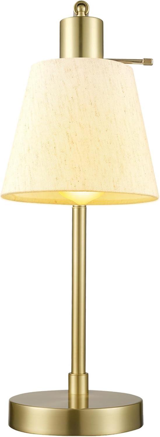 imageGLOBE Electric 67339 16 Inch Pink Desk Lamp with Gold Arm inLine OnOff Switch Reading Light Ideal for Bedroom Dorm and OfficeMatte Brass  Lucien
