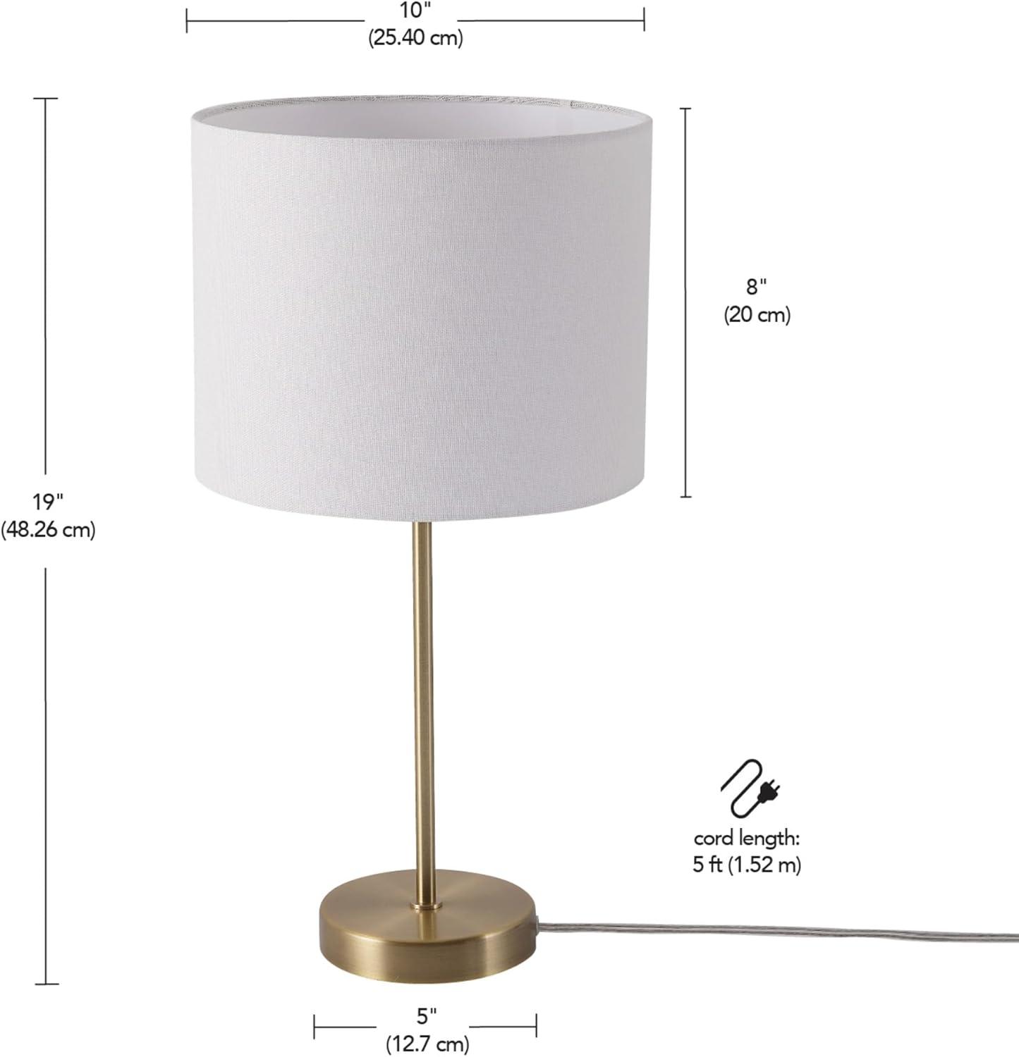 imageGLOBE Electric 67347 22quot 2Light Table Lamp Metallic Dark Gray Table Lamp for Living Room Dual Pull Chains Lamps for Bedrooms Nightstand Room Dcor Home Improvement Home Office AccessoriesMatte Gold