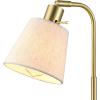 imageGLOBE Electric 67339 16 Inch Pink Desk Lamp with Gold Arm inLine OnOff Switch Reading Light Ideal for Bedroom Dorm and OfficeMatte Brass  Lucien
