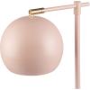 imageGLOBE Electric 67339 16 Inch Pink Desk Lamp with Gold Arm inLine OnOff Switch Reading Light Ideal for Bedroom Dorm and OfficeMatte Pink  Hannah