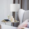 imageGLOBE Electric 67347 22quot 2Light Table Lamp Metallic Dark Gray Table Lamp for Living Room Dual Pull Chains Lamps for Bedrooms Nightstand Room Dcor Home Improvement Home Office AccessoriesMatte Gold