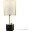 imageGLOBE Electric 67347 22quot 2Light Table Lamp Metallic Dark Gray Table Lamp for Living Room Dual Pull Chains Lamps for Bedrooms Nightstand Room Dcor Home Improvement Home Office AccessoriesMatte Brass  Faux White Marble