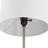imageGLOBE Electric 67347 22quot 2Light Table Lamp Metallic Dark Gray Table Lamp for Living Room Dual Pull Chains Lamps for Bedrooms Nightstand Room Dcor Home Improvement Home Office AccessoriesSoft Gold