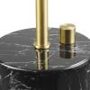imageGLOBE Electric 67347 22quot 2Light Table Lamp Metallic Dark Gray Table Lamp for Living Room Dual Pull Chains Lamps for Bedrooms Nightstand Room Dcor Home Improvement Home Office AccessoriesMatte Brass  Faux White Marble