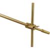imageGLOBE Electric Novogratz x Tacoma 18quot Desk Lamp Matte Brass Adjustable Height Balance Arm Brass Rotary Switch on Shade52887Brass 20 inch