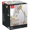 imageGLOBE Electric Novogratz x Tacoma 18quot Desk Lamp Matte Brass Adjustable Height Balance Arm Brass Rotary Switch on Shade52887Brass 20 inch