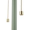 imageGLOBE Novogratz x Electric 65850 Haydel 21quot 2Light Table Lamp Sage Green Double OnOff Pull Chain