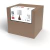 imageGLOBE Novogratz x Electric 65862 Harrington 20quot Table Lamp 2Tone Faux Wood White Cotton ShadeFaux Wood