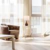 imageGLOBE Novogratz x Electric 65862 Harrington 20quot Table Lamp 2Tone Faux Wood White Cotton ShadeFaux Wood