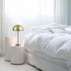 imageGlobe Electric 12976 Haydel 21quot 2Light Table Lamp Matte Brass Double OnOff Pull Chain