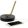 imageGlobe Electric 52999 Derek 18quot 2Light Desk Lamp Matte Black OnOff Rotary Switch on Each ShadeBelmont Matte Black