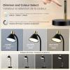 imageGlobe Electric 52999 Derek 18quot 2Light Desk Lamp Matte Black OnOff Rotary Switch on Each ShadeMatte Black  Albert