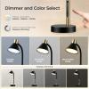 imageGlobe Electric 52999 Derek 18quot 2Light Desk Lamp Matte Black OnOff Rotary Switch on Each ShadeMatte Black  Albert