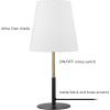 imageGlobe Electric 52999 Derek 18quot 2Light Desk Lamp Matte Black OnOff Rotary Switch on Each ShadeMatte Black  Brass Accents