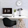 imageGlobe Electric 52999 Derek 18quot 2Light Desk Lamp Matte Black OnOff Rotary Switch on Each ShadeMatte Black  Industrial