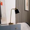 imageGlobe Electric 52999 Derek 18quot 2Light Desk Lamp Matte Black OnOff Rotary Switch on Each ShadeMatte Black Metal