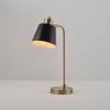 imageGlobe Electric 52999 Derek 18quot 2Light Desk Lamp Matte Black OnOff Rotary Switch on Each ShadeMatte Black Metal