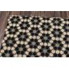 imageNovogratz Aloha Collection Black Hex Tile Doormat 16quot x 26quot BlackBlack