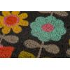 imageNovogratz Aloha Collection Black Hex Tile Doormat 16quot x 26quot BlackMulti Color