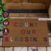 imageNovogratz by Momeni Aloha Collection Count Your Blessings Doormat Multi 16quot x 26quot MulticolorMulti Color